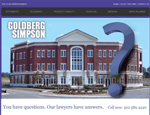 Tablet Screenshot of kentucky-injury-lawyer.com